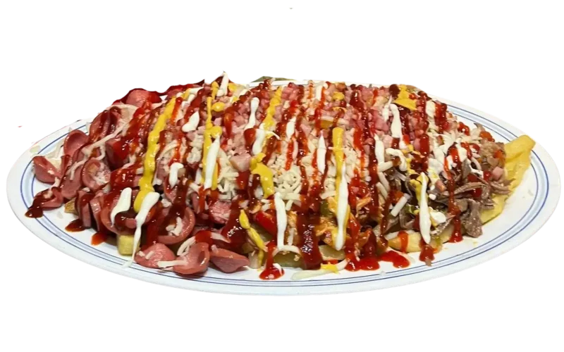 Salchipapas en España de Estrella Sabanera